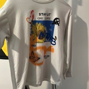 graphic long sleeve shirt